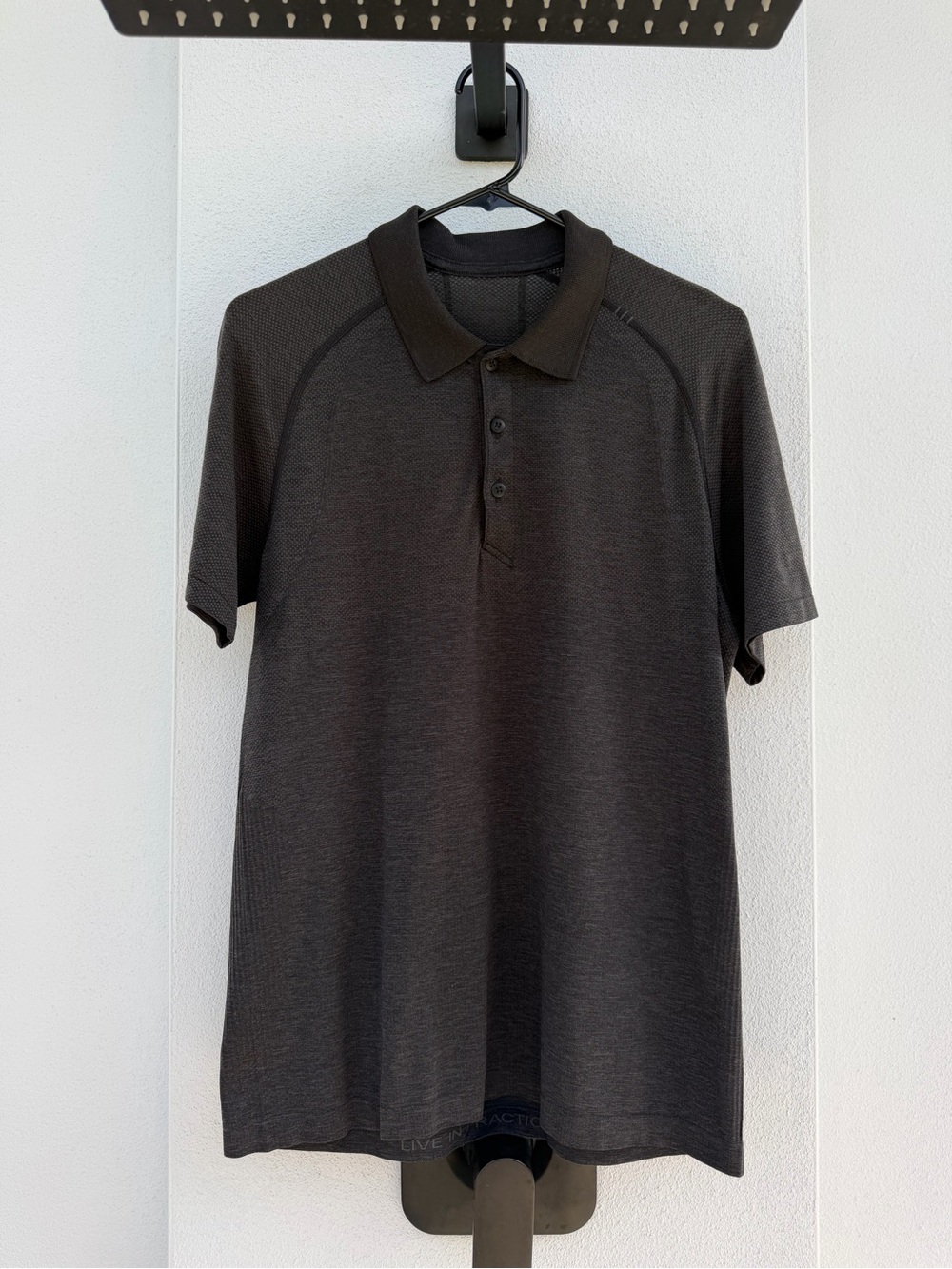 lululemon athletica Men's Dark Charcoal Polo